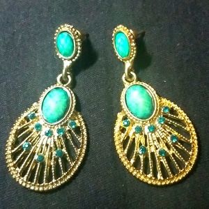 Peacock Jewel Earrings